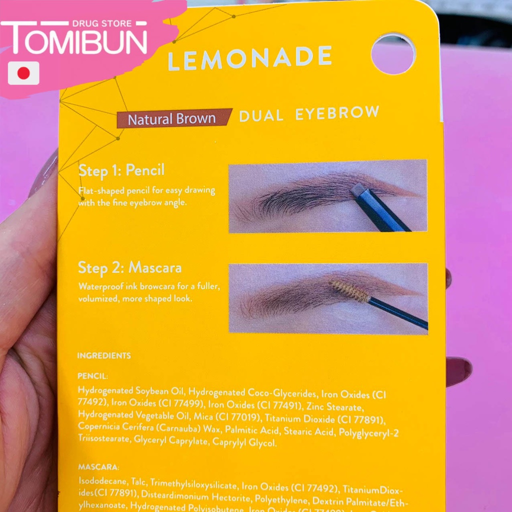 Chì kẻ mày 2 đầu, Bút kẻ mày Lemonade Want It Got It Dual Eyebrow 2.75g - bí quyết tạo lên đôi lông mày đẹp-Tomibun