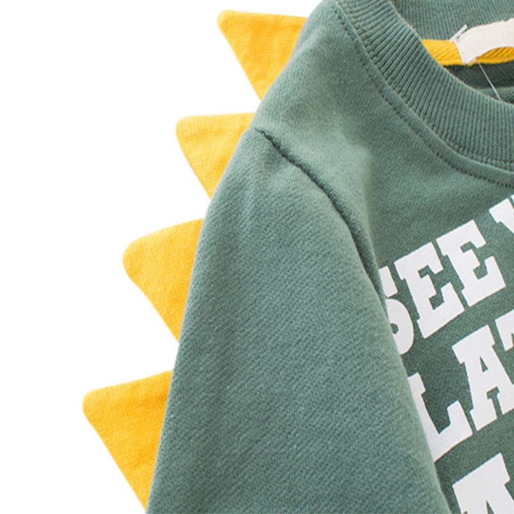 Áo nỉ dài tay in hình hoạt hình độc đáo ngộ nghĩnh cho bé trai