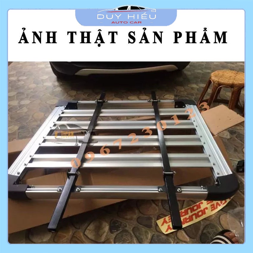 Giá Nóc Ô Tô Loại Baga Ngang Dùng Để Chở Hàng Chất Liệu Nhôm Đúc Cứng Chịu Được Tải Trọng 200Kg- DO CHOI XE HƠI UY TIN