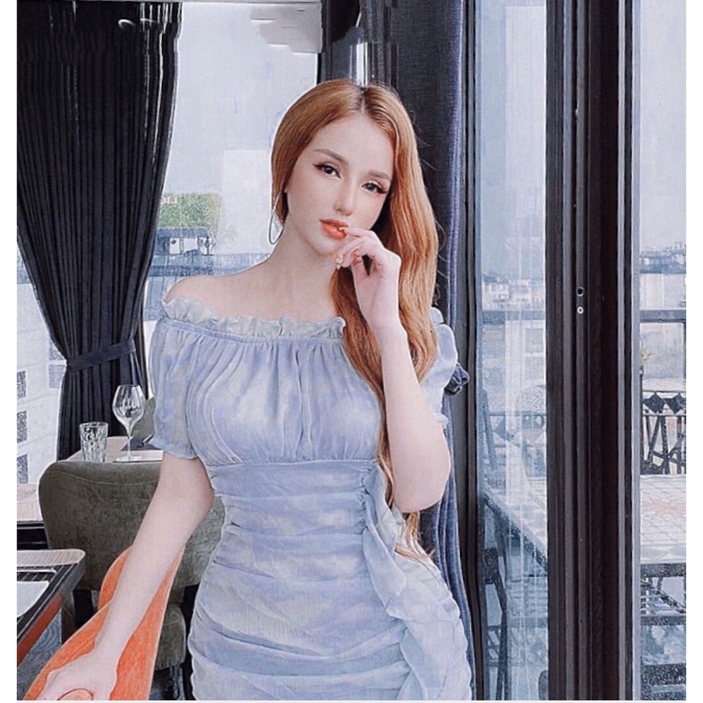 ĐẦM BODY BÈO  Mỗi lần lên mẫu đầm body là đẹp  mệt xĩu :joy::joy::joy: Ố la laaaa..... :rainbow::rainbow:về 2 màu nhé cả