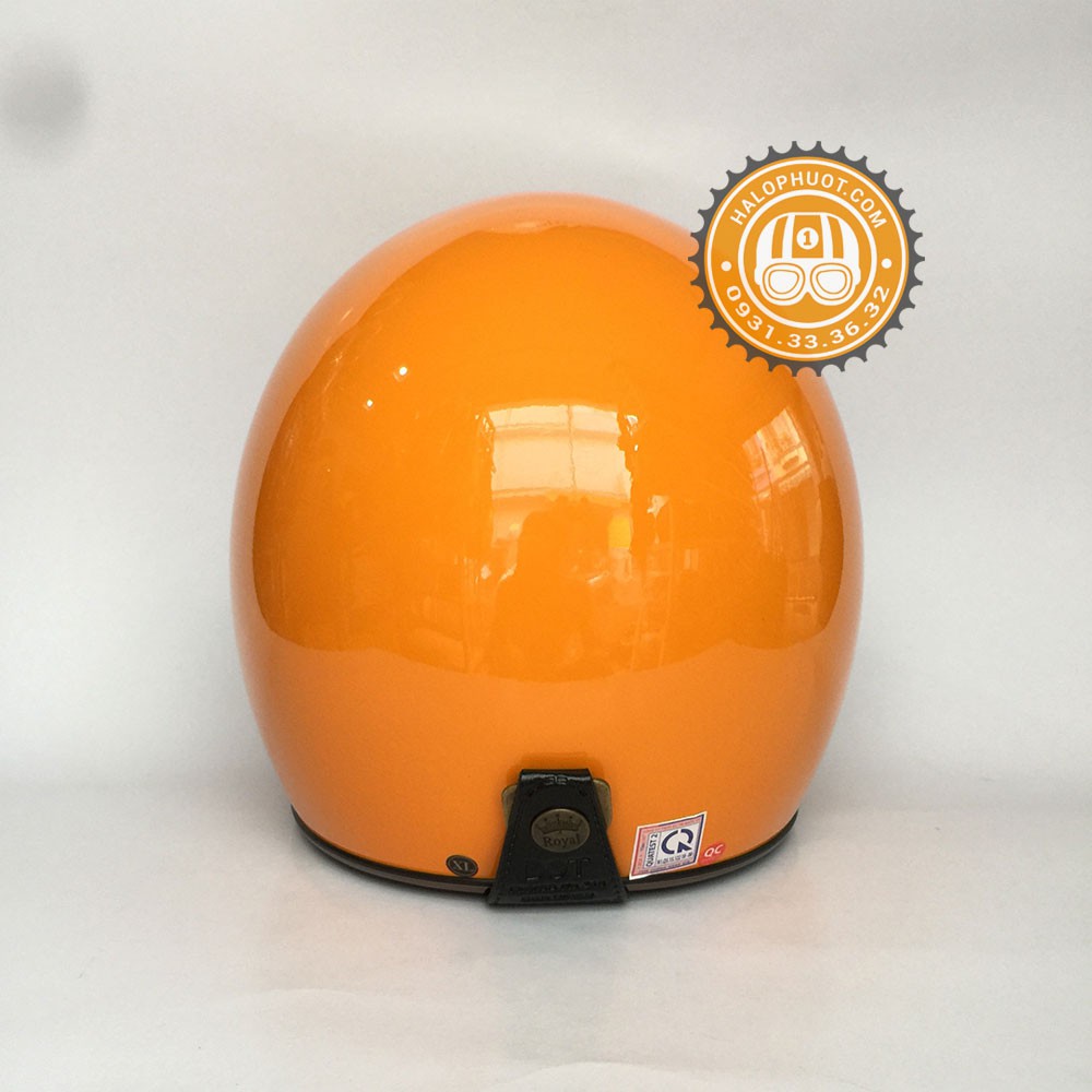 Nón bảo hiểm 3/4 Luxury Royal M20C Vàng Cam Bóng