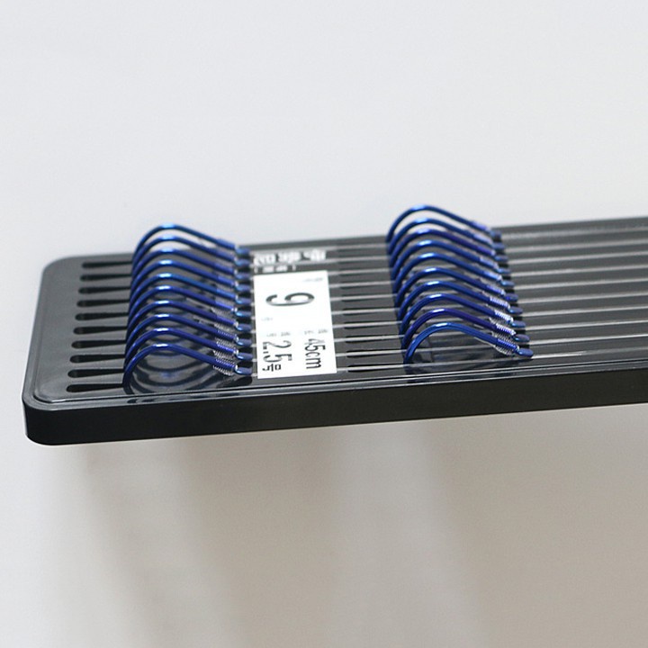 Hộp Gồm 10 Bộ Thẻo Lưỡi Đôi Buộc Sẵn Chuyên Dùng Cho Câu Đài, Câu Cá