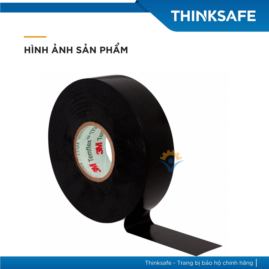 Băng Keo Điện 3M Temflex Plus PVC khổ 18mm x 9m x 0.127mm