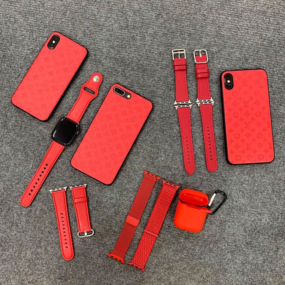 Bộ ốp lưng Iphone,dây đeo Apple Watch, bao Airpods giáng sinh 2019