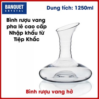 Bình pha lê Decanter vang hở dung tích 1250ml (DEC1250)