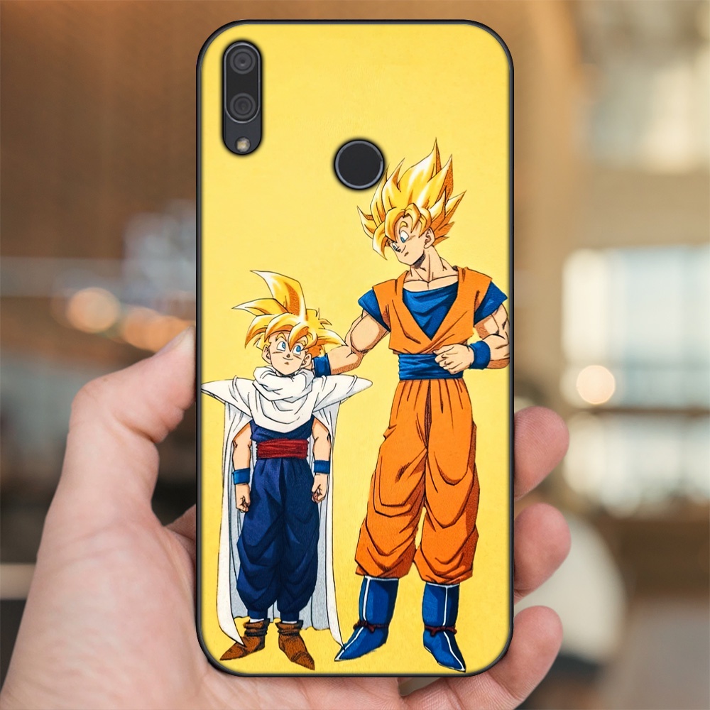 Ốp lưng Huawei Y9 2019 viền đen in hình Gohan Dragon Ball