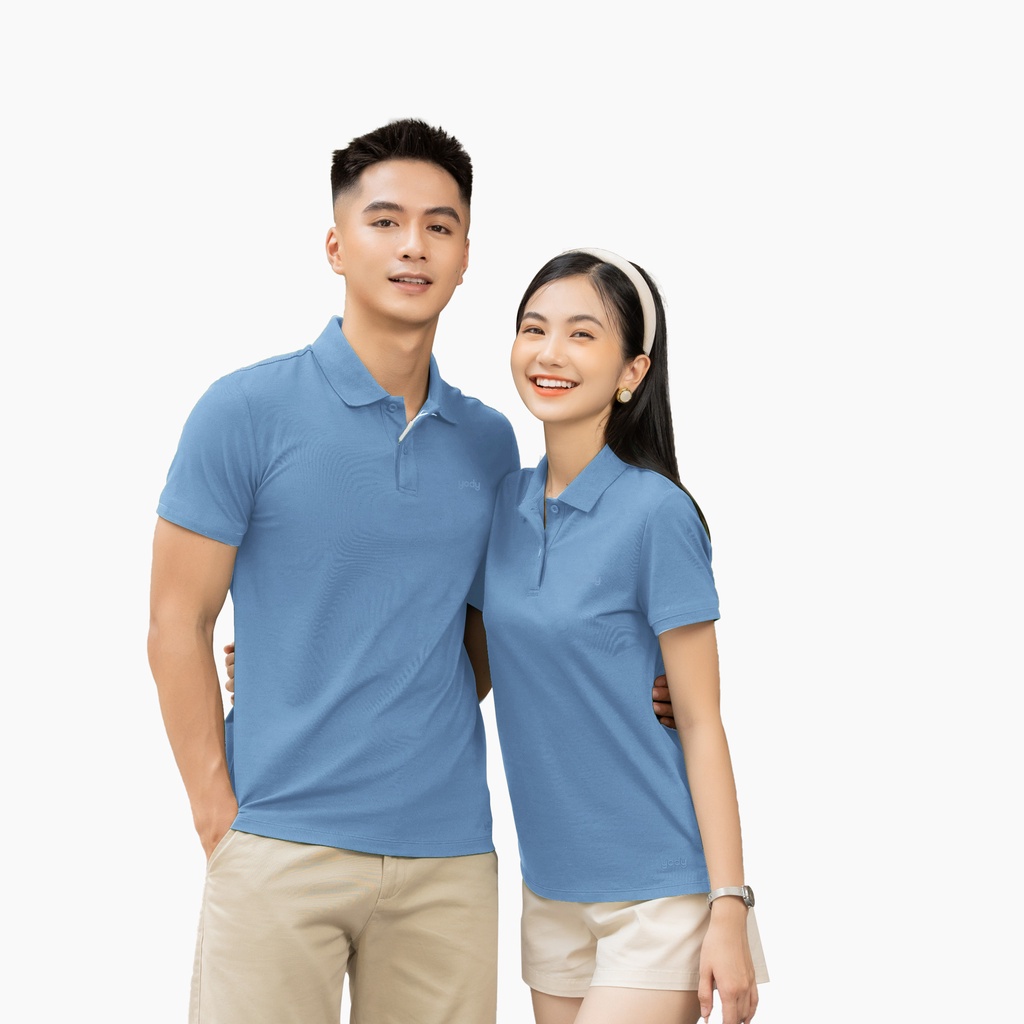 Áo polo nữ YODY phông tay ngắn, cổ bẻ chất vải mắt chim co dãn 4 chiều, xuất xịn, chuẩn phom công sở APN5434
