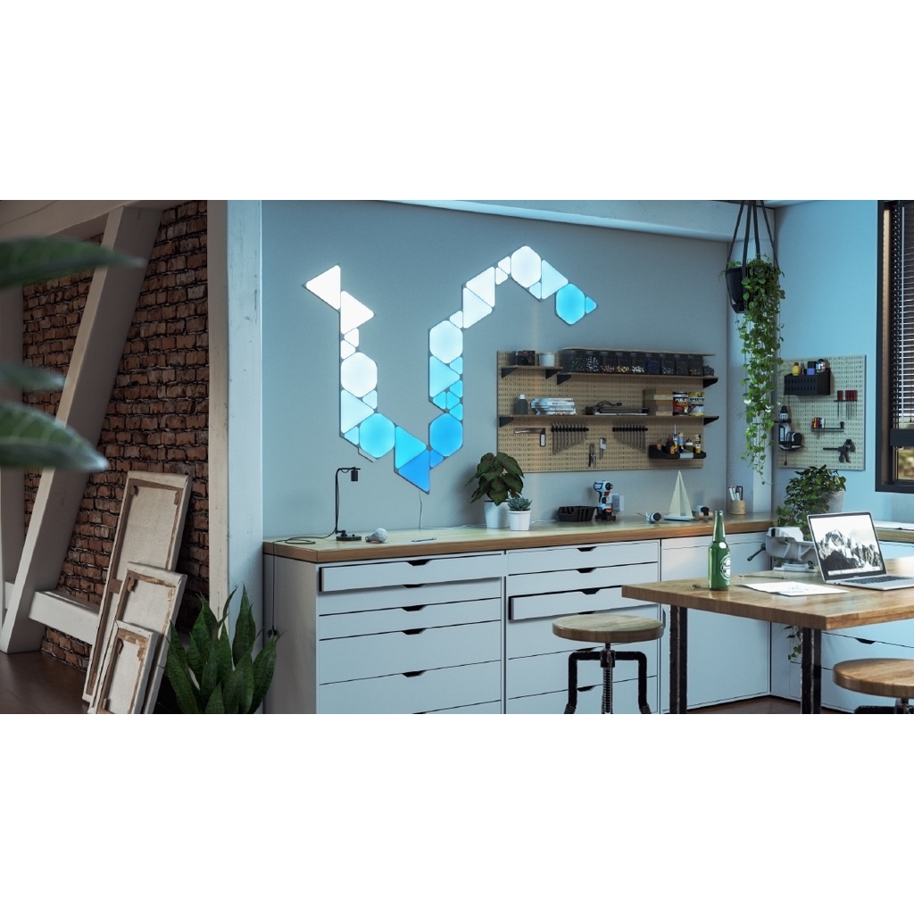 Đèn LED RGB lắp ghép thông minh Nanoleaf Shapes Tam Giác Mini 1 ô đèn