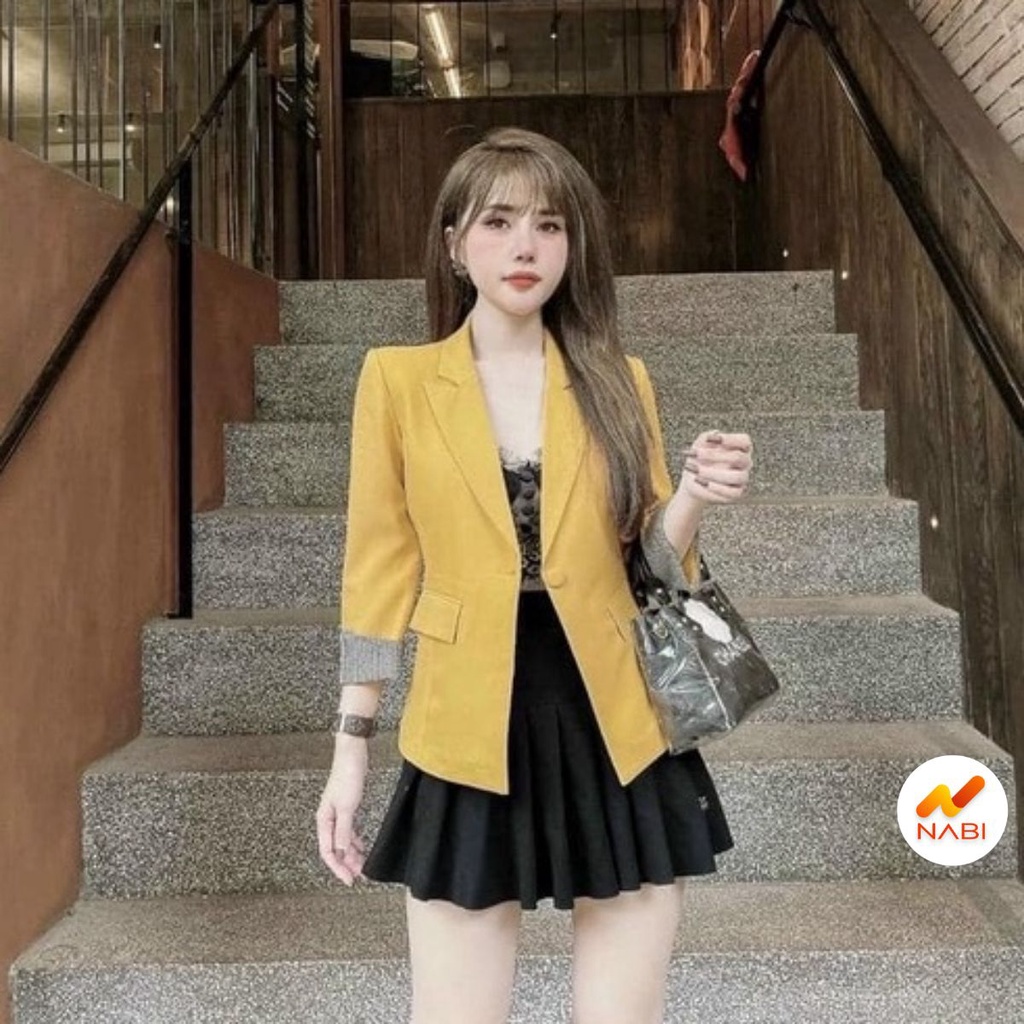 Vest Nữ🌹FREESHIP🌹Vest Lỡ Tay Nữ Tay Phối Kẻ Chất Hạt Gạo Hàng Loại 1 Siêu Bền AN65