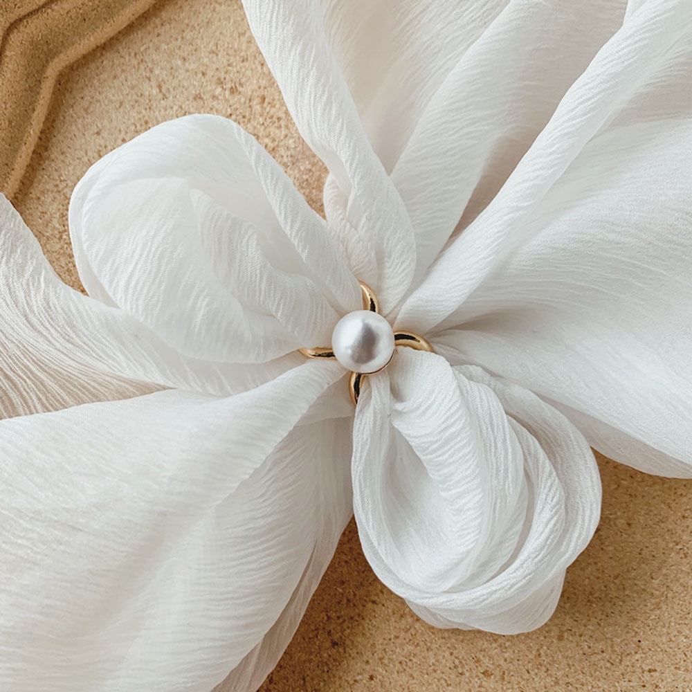 Kẹp giữ khăn choàng đính ngọc trai nhân tạo thời trang cho nữ