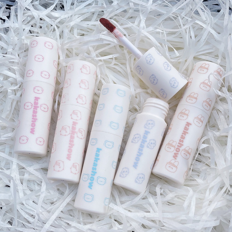 Kakakshow Son Môi Màu Đen Đào Ngọt Ngào Không Phai Màu Cho Học Sinh