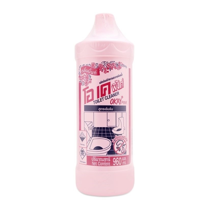 CHAI TẨY TOILET THÁI LAN OKAY PINK 900ML