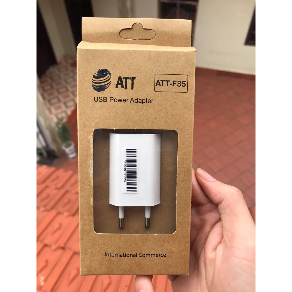 Củ sạc chân dẹt công ty ATT