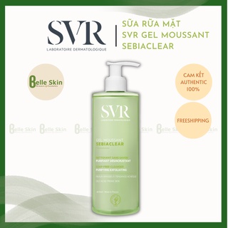 (Hàng Cty) Sữa rữa mặt SVR Sebiaclear - Dành Cho Da Dầu, Da Hỗn Hợp Dầu, Da Thường