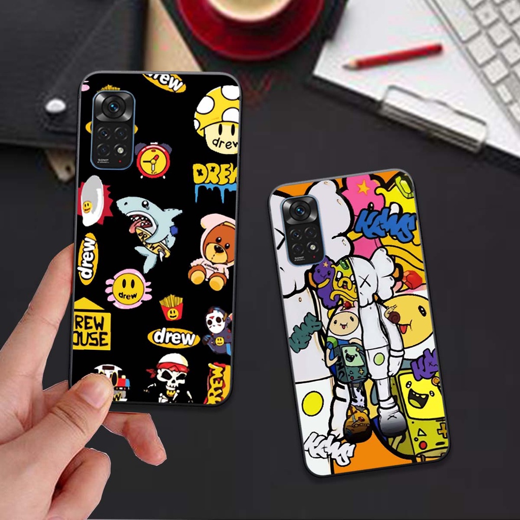 Ốp lưng điện thoại xiaomi redmi note 11 4g / note 11s / note 11 pro 5g  in hình gấu Kaw, Drew, Violent bear