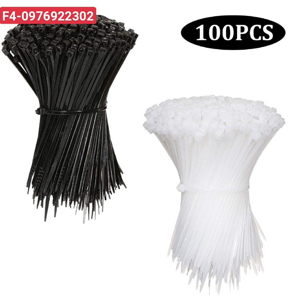 Dây thít nhựa 1kg Dây rút nhựa trắng hoặc đen chất lượng cao giá rẻ