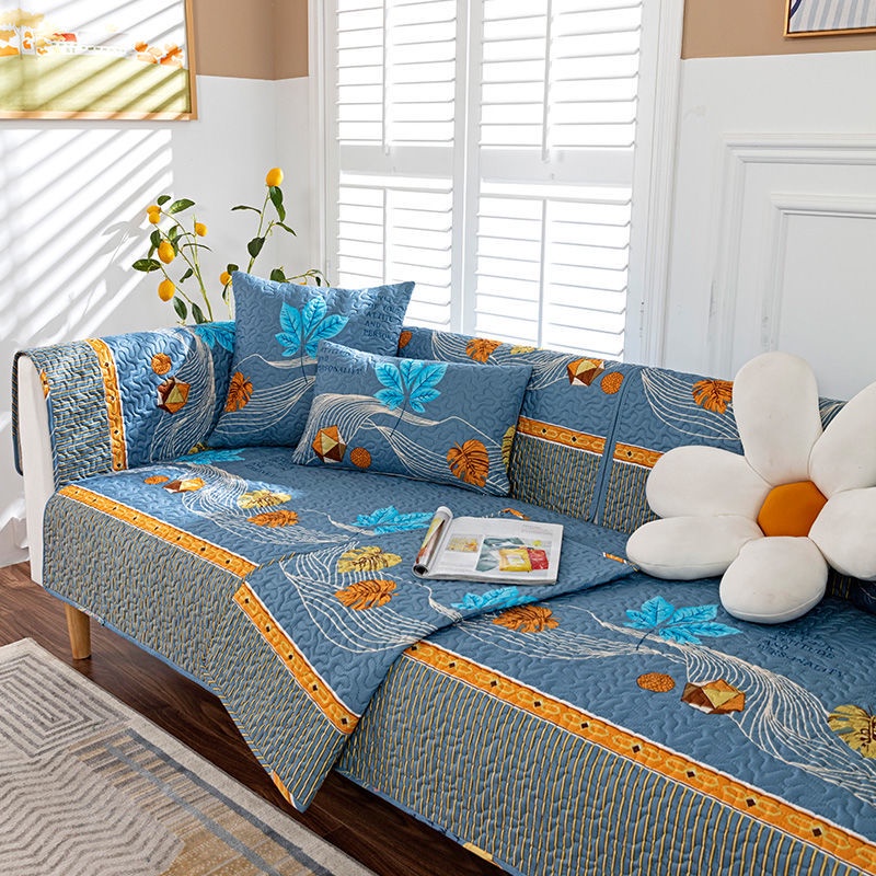 Vỏ Bọc Đệm Ghế Sofa Bốn Mùa Cao Cấp Chống Trượt Phong Cách Bắc Âu