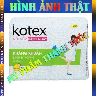 Băng Vệ Sinh Kotex Hàng Ngày Siêu Mềm (20Miếng/Gói)