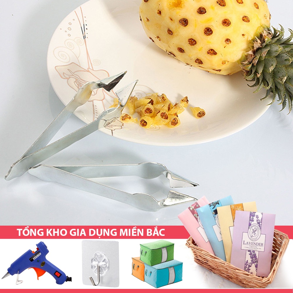 Dụng Cụ Khều - Gắp Lấy Mắt Dứa - Kẹp Cắt Mắt Thơm Nhanh Gọn Bằng Thép Loại 1