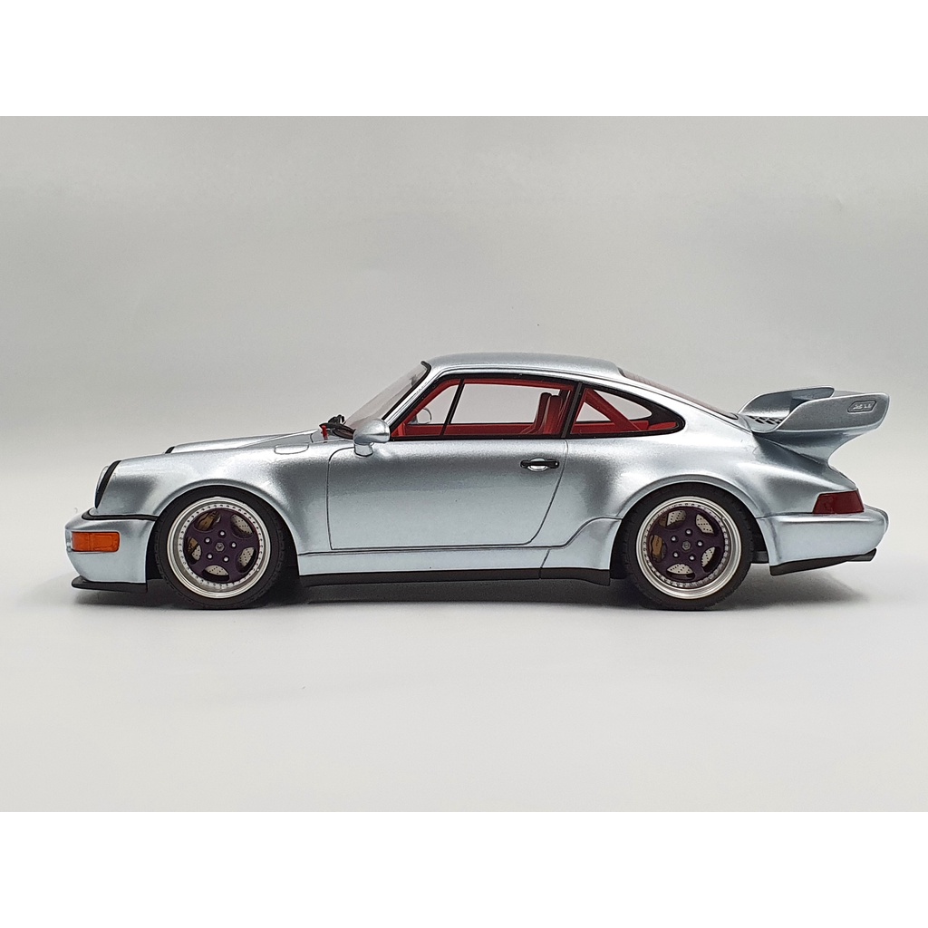 Xe Mô Hình Porsche 911 (964) RSR 1:18 GTSpirit ( Xanh Bạc )