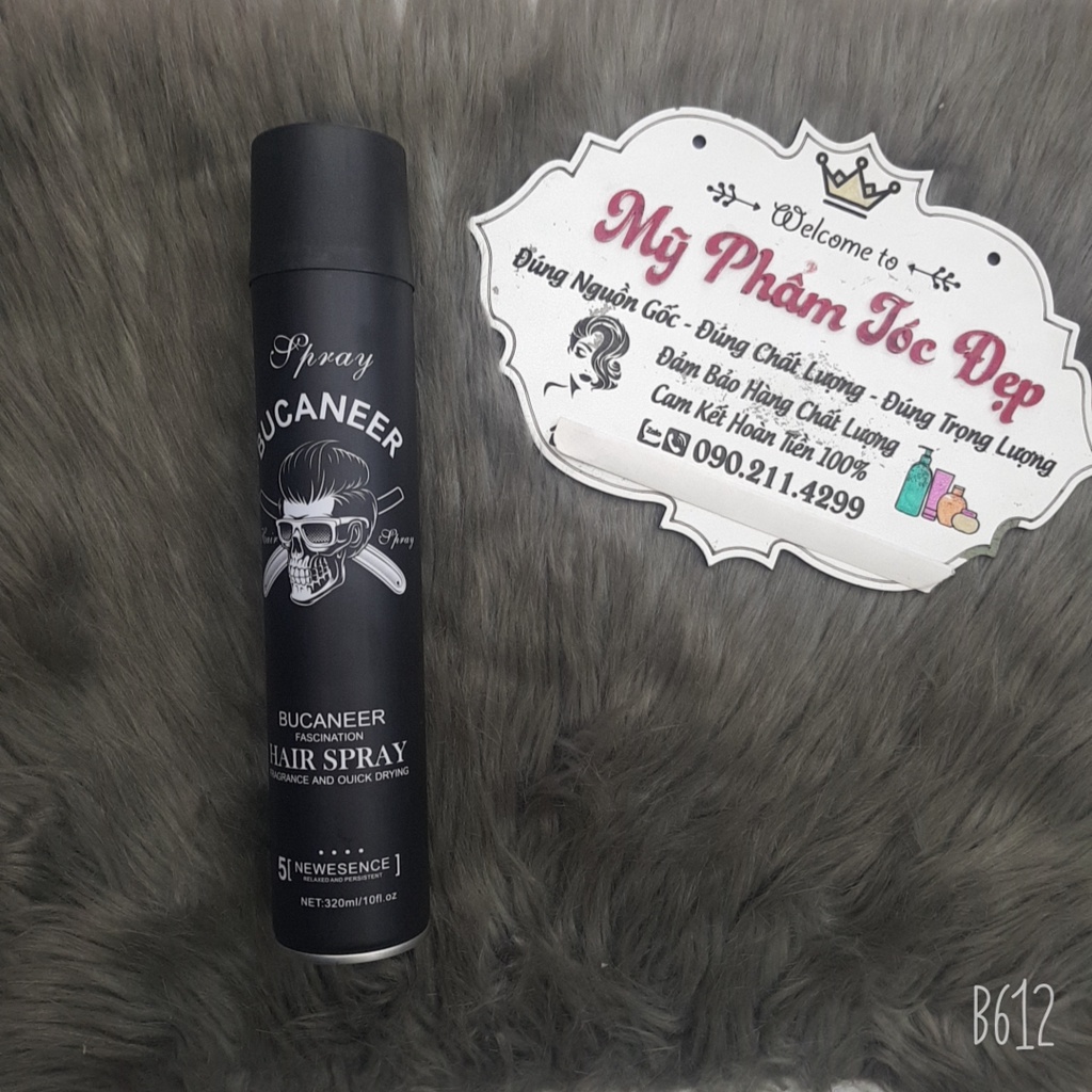 Gôm xịt tóc giúp tăng độ cứng, tạo kiểu và giữ nếp lâu cho mái tóc Hair spray