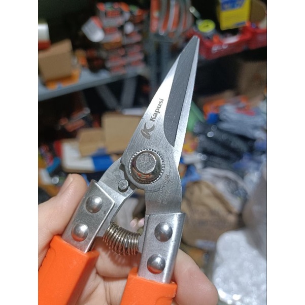Kéo Cắt Tỉa Dăm Cành Mũi Thẳng 8.5inch 215mm Hiệu KAPUSI JAPAN