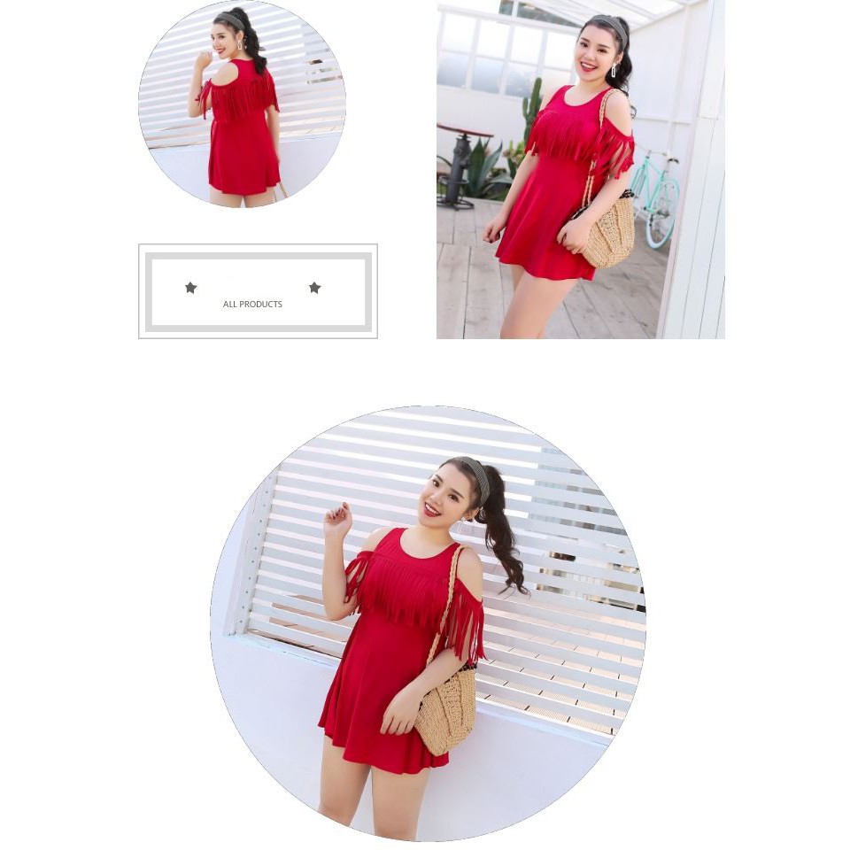 Váy bơi 1 mảnh ngoại cỡ sz đại 5XL(90kg) BA0716 | BigBuy360 - bigbuy360.vn