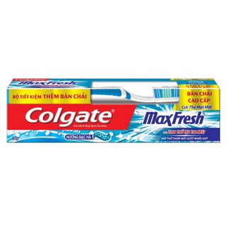 Kem Đánh Răng Colgate Maxfresh Hương Bạc Hà Tuýp 230g tặng bàn chải