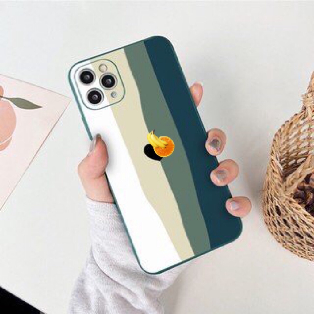 Ốp Lưng Iphone Cạnh Vuông BVC Trái Tim Iphone5/5s/6/6plus/6s/6splus/7/7plus/8/8plus/x/xr/xs/11/12/pro/max/promax - Sen