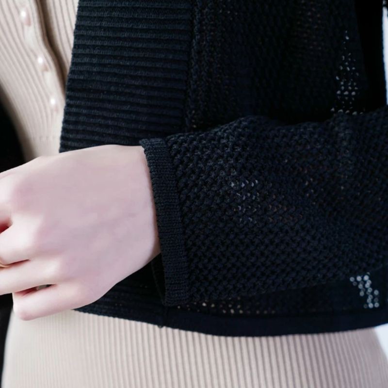 Áo khoác cardigan len dáng ngắn xuất Hàn (có sẵn) | BigBuy360 - bigbuy360.vn