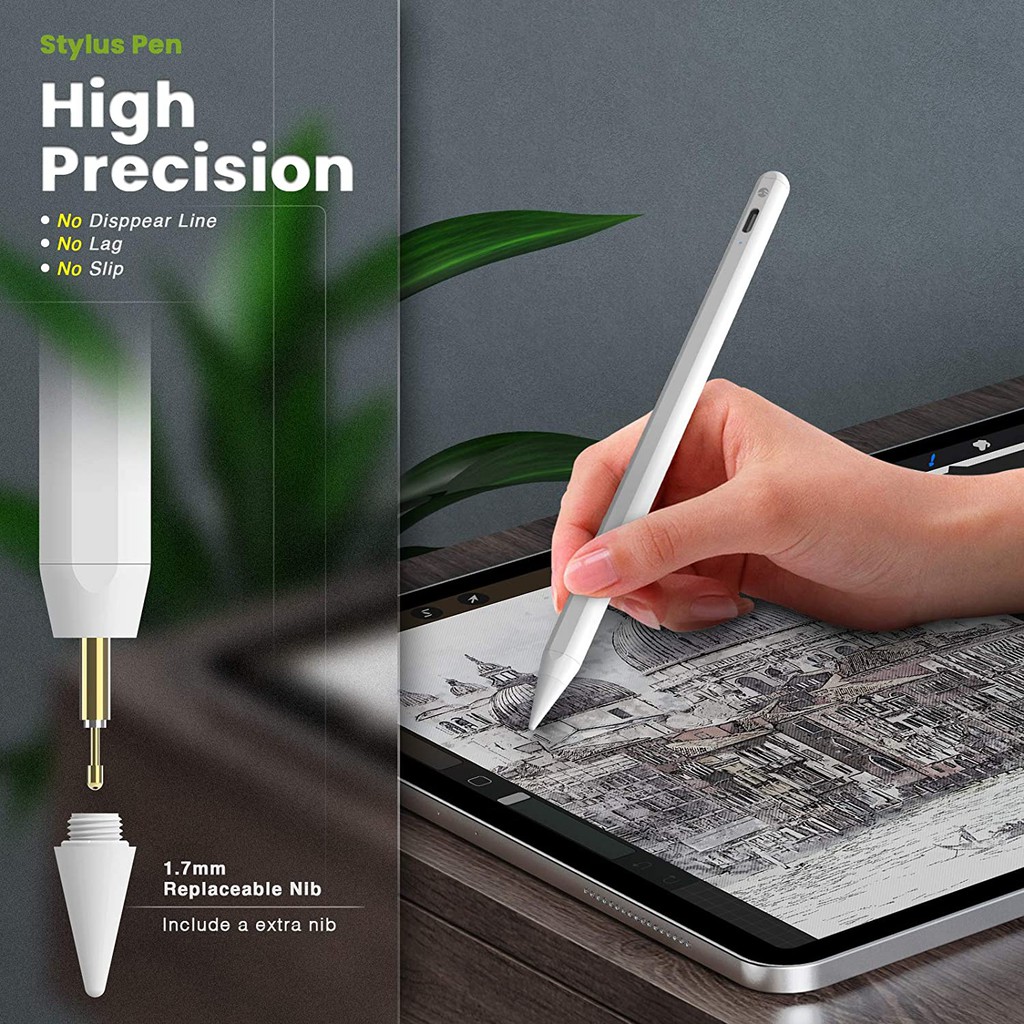 [Mã 155ELSALE giảm 7% đơn 300K] Bút Cảm Ứng SwitchEasy EasyPencil Pro 3 Cho iPad