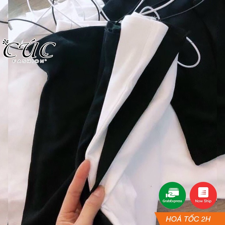 Áo 2 dây nữ trơn đen trắng đẹp không đệm cotton co giãn tốt cao cấp Cúc Fashion áo hai dây bún A015 | BigBuy360 - bigbuy360.vn
