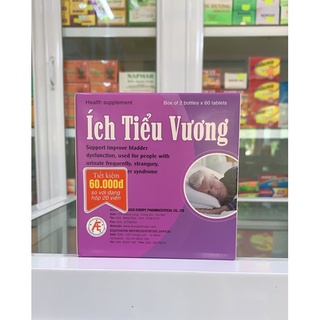 ✅[Chính hãng] Ích Tiểu Vương lọ 120 viên dùng cho người tiểu nhiều lần, tiểu són, rối loạn chức năng bàng quang