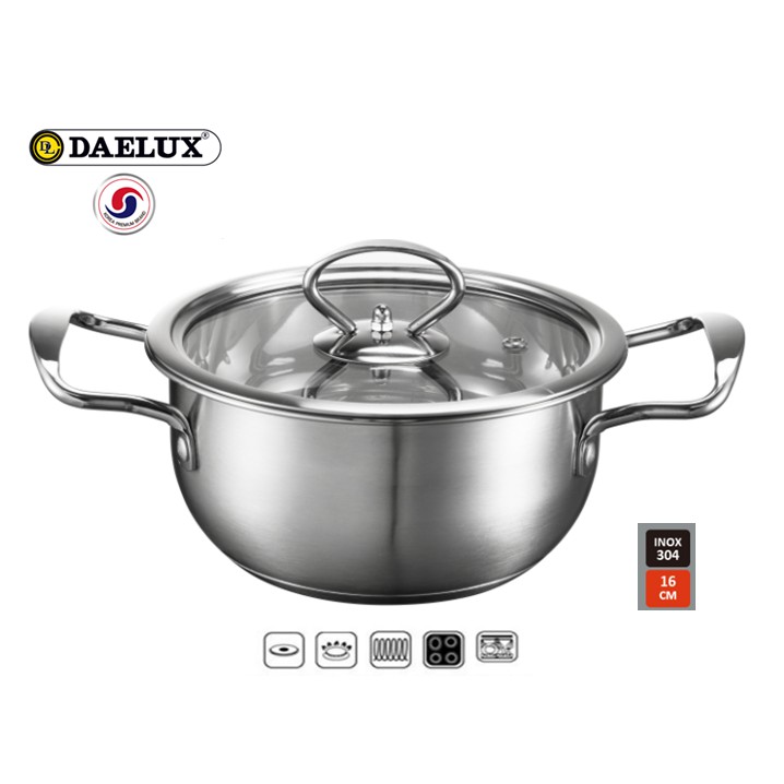 Nồi Inox Daelux 16cm