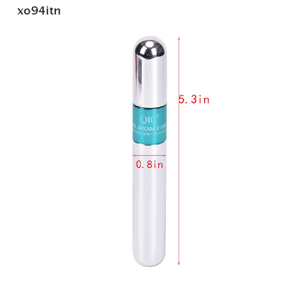 [Hàng mới về] Mascara chải lông mi QIC 2 trong 1 sợi lụa 4D chống thấm nước làm dài mi