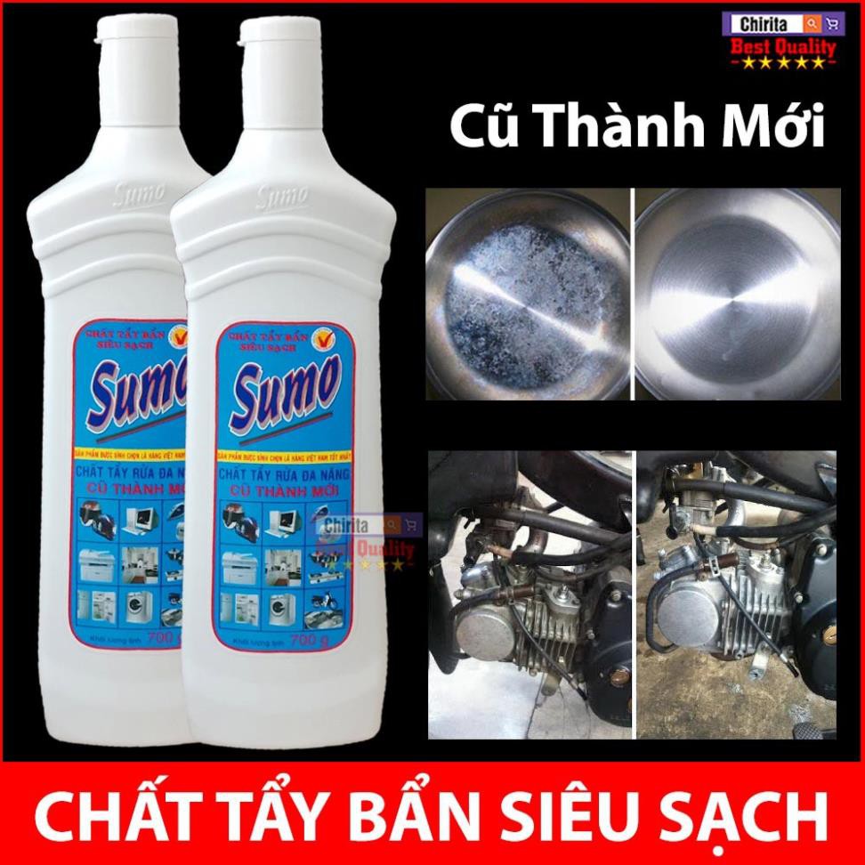 Nước Tây Rửa Đa Năng SUMO - Chất Tây Bẩn Siêu Sạch - Tẩy Cũ Thành Mới Cực Nhanh