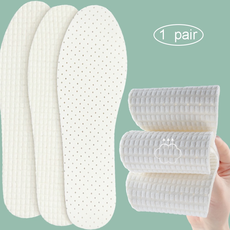 1 Cặp Miếng Lót Giày Cao Gót Chống Sốc Thoáng Khí Khử Mùi Chất Liệu Latex