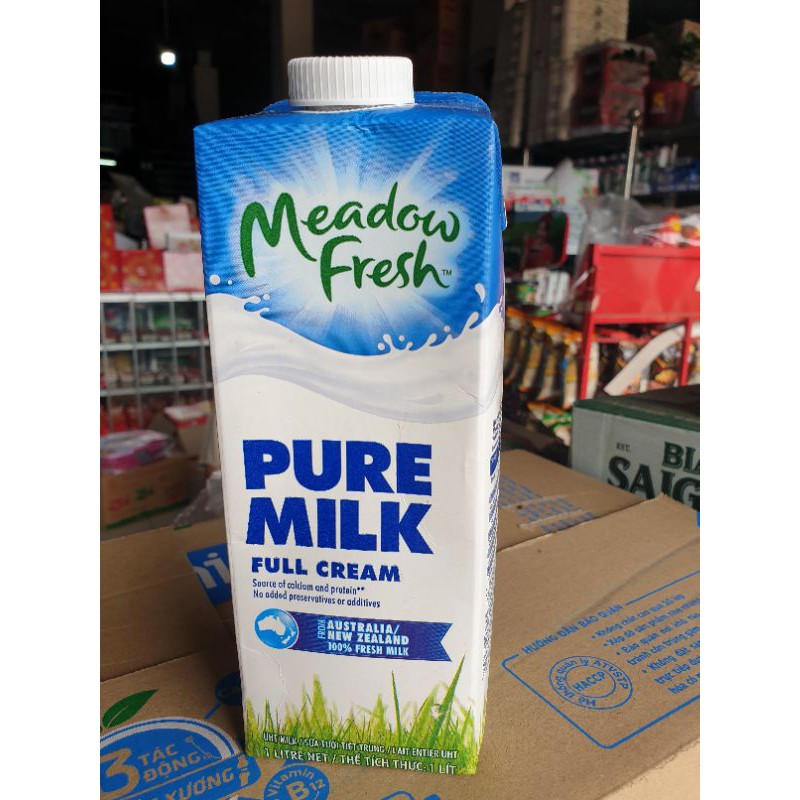 Sữa tươi nguyên kem Meadow fresh hộp 1 lít