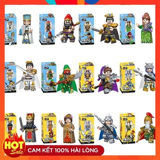 Đồ Chơi Minifigures Tam Quốc Mẫu Nhân Vật Gia Các Lượng Lưu Bị Quan Vũ Trương Phi Triệu Tử Long Mã Siêu Tào Tháo