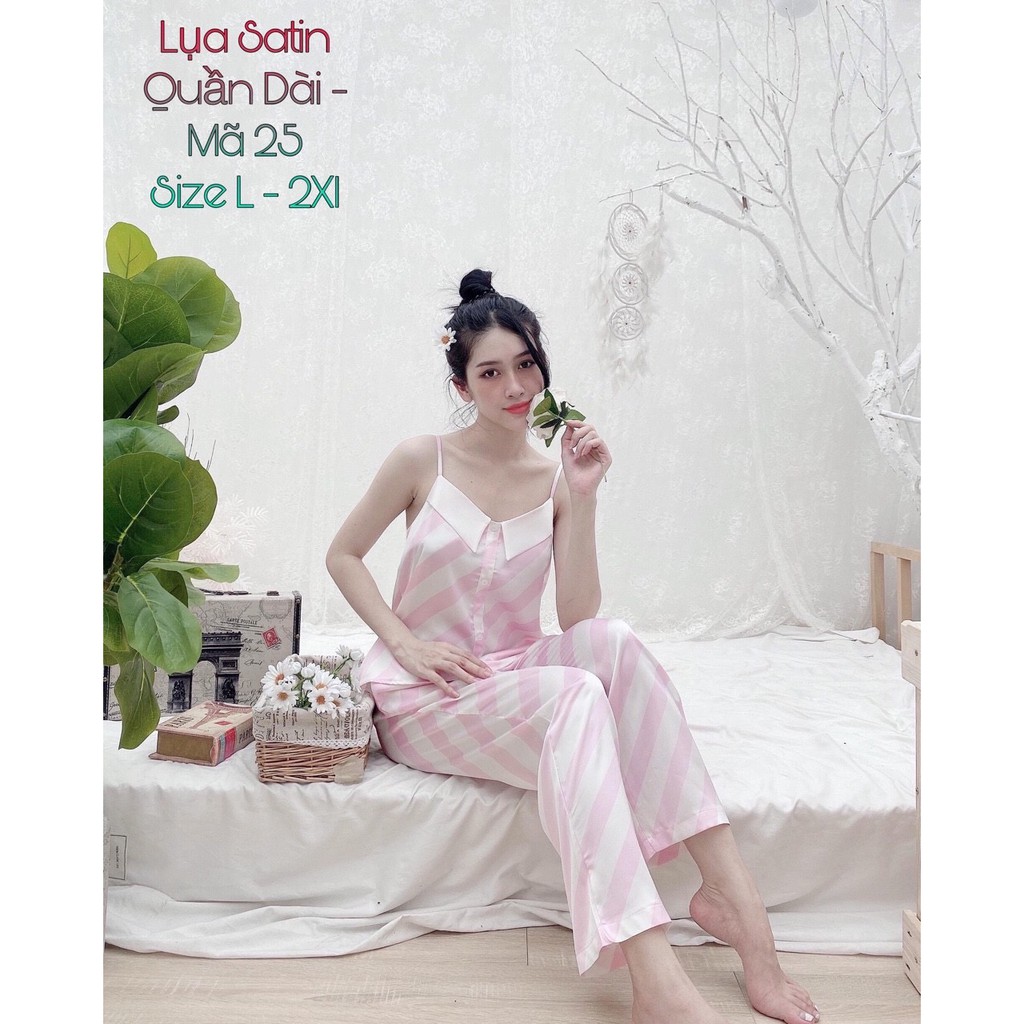 HOT - HOT - HOT - HÀNG MỚI VỀ PIJAMA LỤA SATIN CAO CẤP DÀI 2 DÂY ĐƯỢC ƯA CHUỘNG NHẤT 2020 | BigBuy360 - bigbuy360.vn