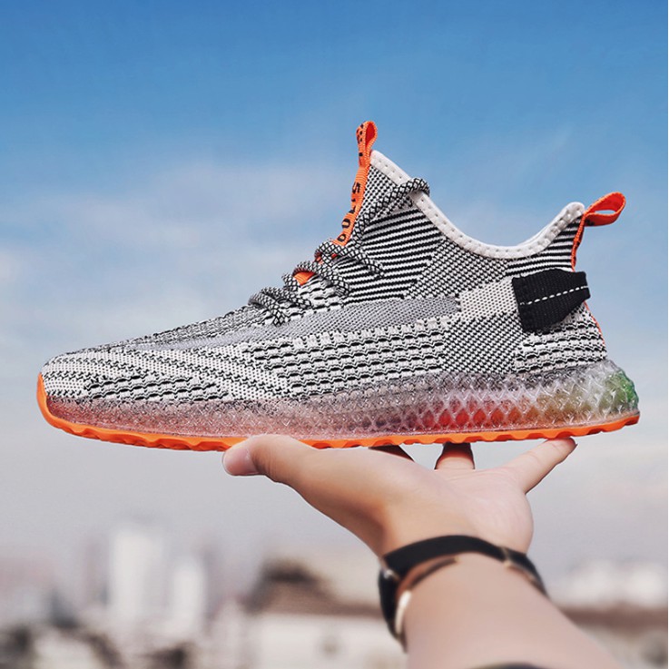 Giày thể thao sneaker nam đế 7 màu D86, phong cách trẻ trung năng động, đế cao su non đi cực êm | BigBuy360 - bigbuy360.vn