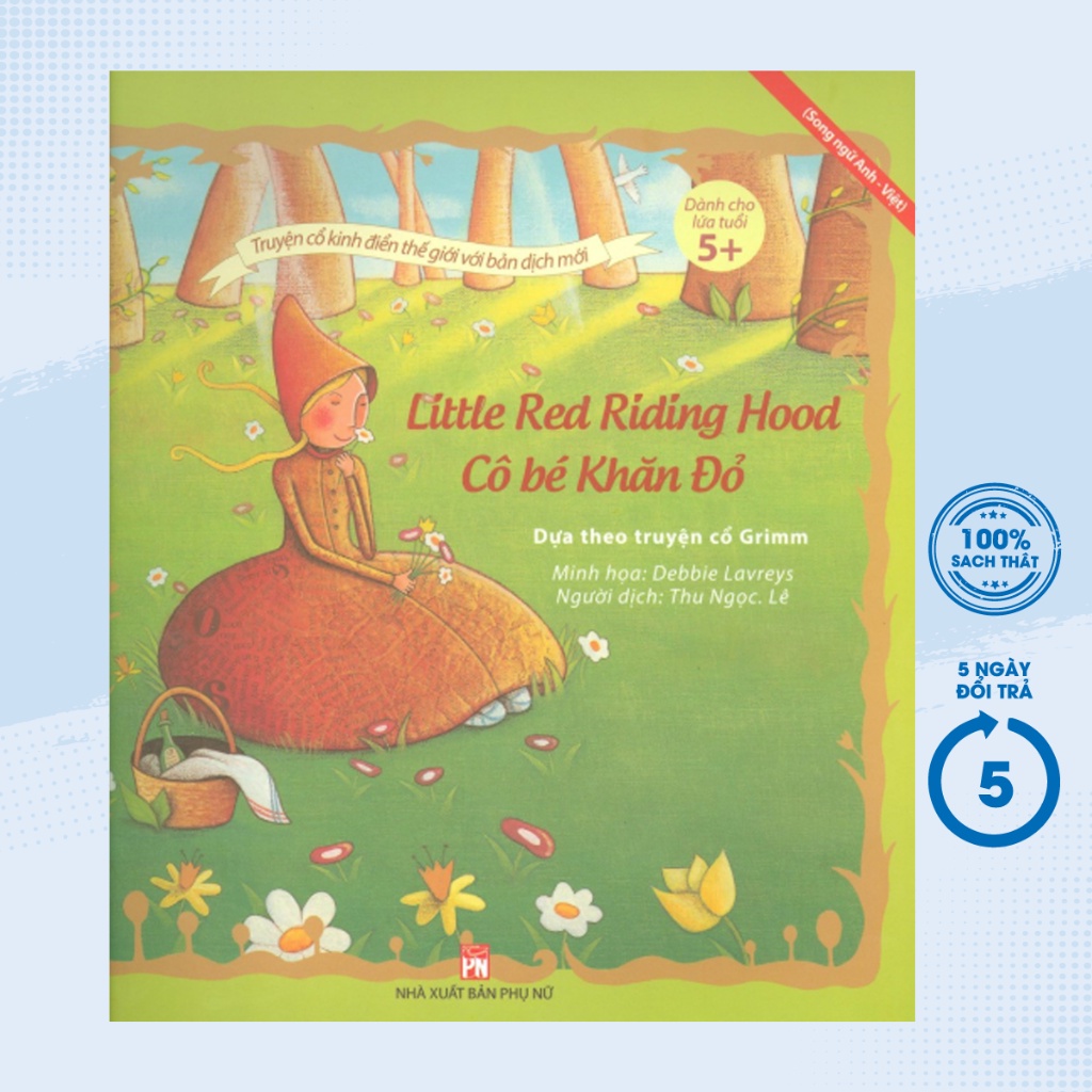 Sách - Cô Bé Khăn Đỏ - Little Red Riding Hood - PNU