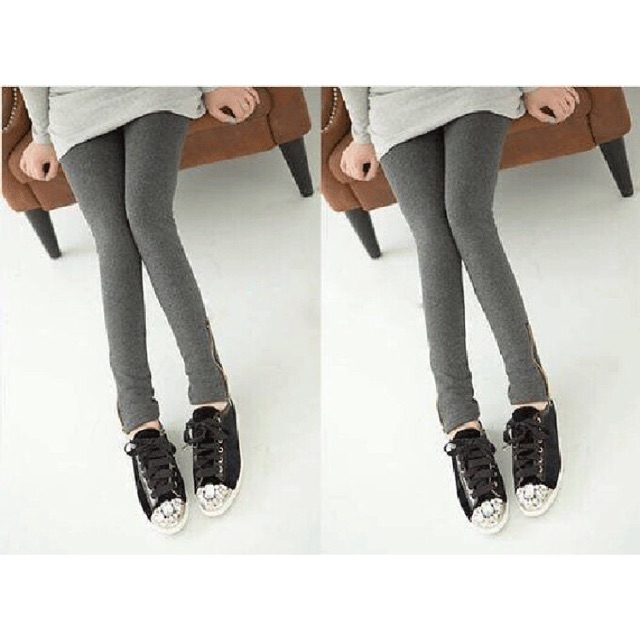 Quần legging nữ Navi co dãn có khoá kéo