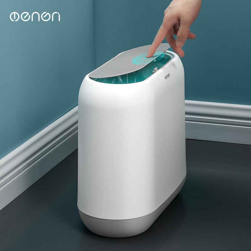 Thùng rác thông minh Oenon cao cấp dung tích 10L, thùng đựng rác nhấn nút tiện lợi ngăn mùi kiểu dáng 2022 sang trọng
