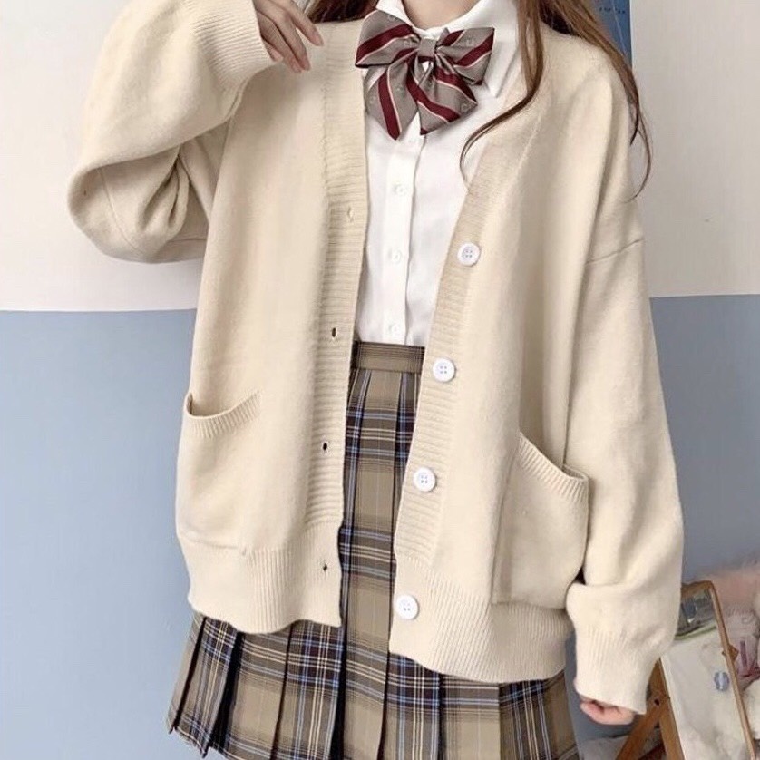 May Shop - Áo Cardigan Hàn form rộng ( Chốt trên livestream)