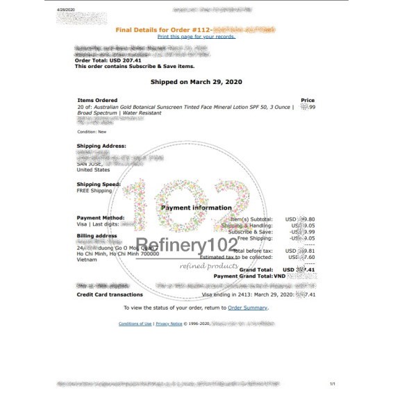 [Bill US] Kem chống nắng vật lý kềm dầu Australian Gold Botanical Sunscreen SPF 50 Tinted Face Lotion 89 ml | BigBuy360 - bigbuy360.vn