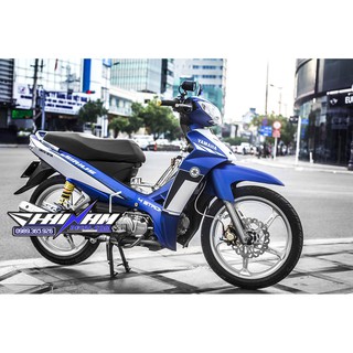 Tem Trùm Sirius Xanh Trắng Đơn giản