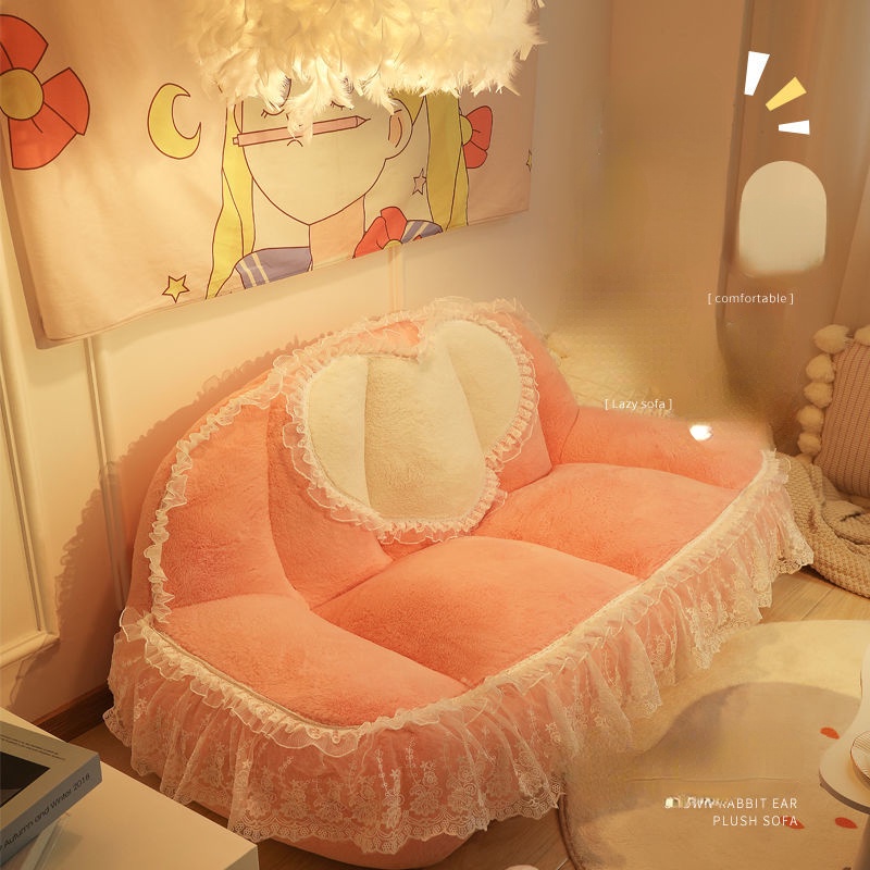 Ghế sofa phòng ngủ dễ thương căn hộ nhỏ ghế lười | BigBuy360 - bigbuy360.vn