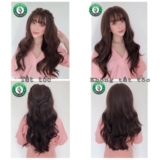 [SIÊU HOT] Tóc giả Chính hãng Yuritran (Bộ sóng ba trục socola có hai kiểu)