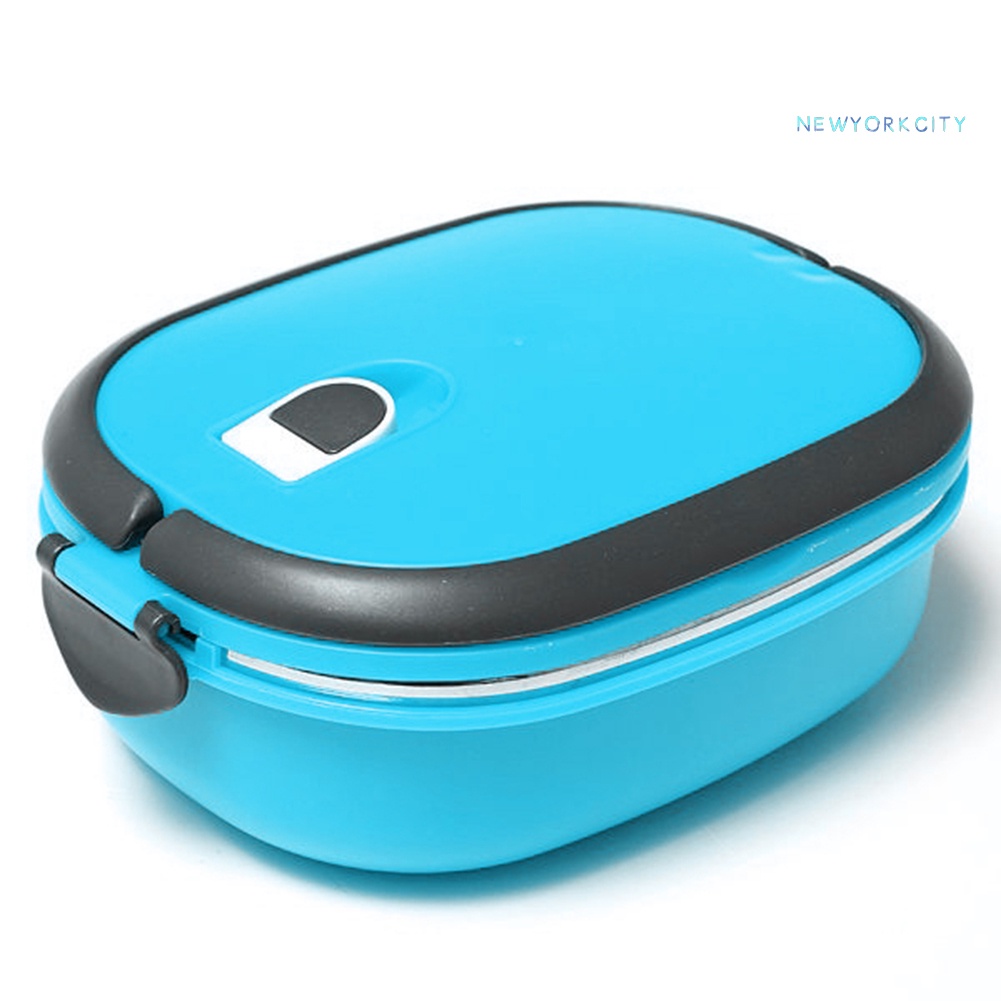 Hộp cơm Cách Nhiệt 1/2 Tầng Bằng Thép Không Gỉ NYC